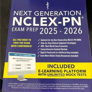 Next Generation NCLEX-PN Exam Prep 2025-2026 - Purple & Yellow